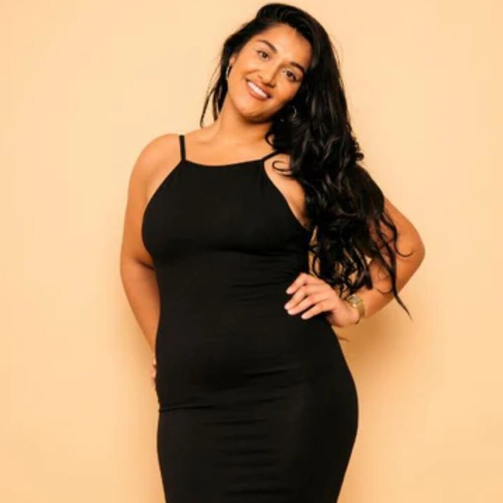 Manners London Eka Pencil dress in Black